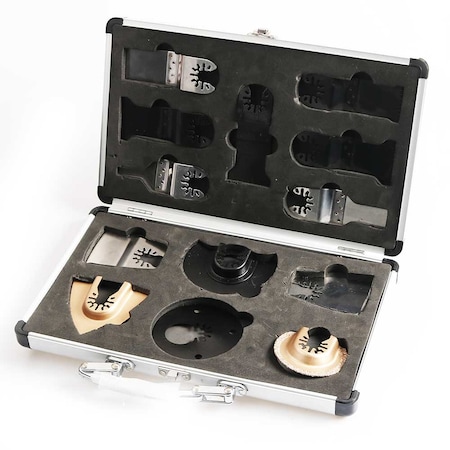 Versa Tool Master Kit Includes 13 Universal / Open Arbor Blades for Oscillating Tools OBMASTER